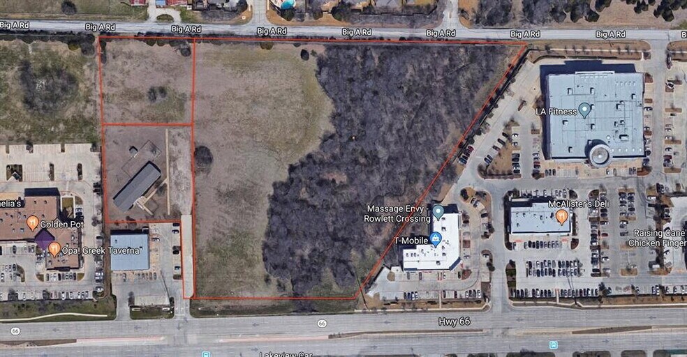 More Photos Of 4100 Big A Rd, Rowlett Land For Sale