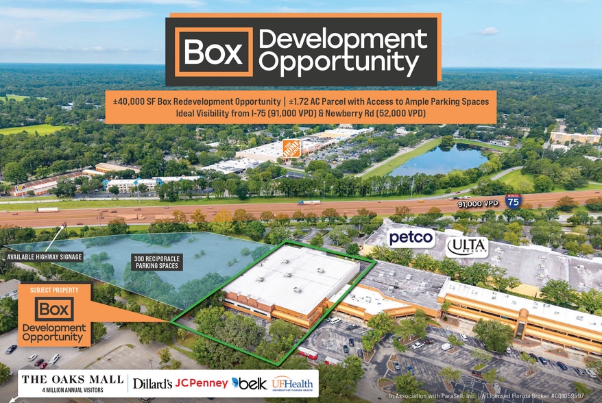 Primary Photo Of 6711 W Newberry Rd, Gainesville Department Store For Sale