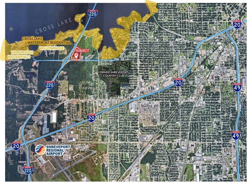 More Photos Of Lakeshore Drive Interstate 220, Shreveport Land For Sale