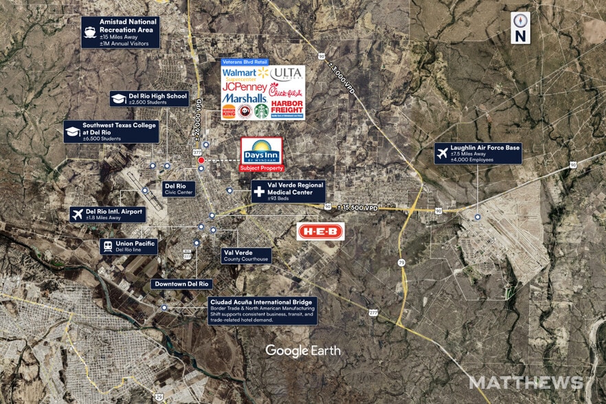 More Photos Of 2005 Veterans Blvd, Del Rio Hotel For Sale