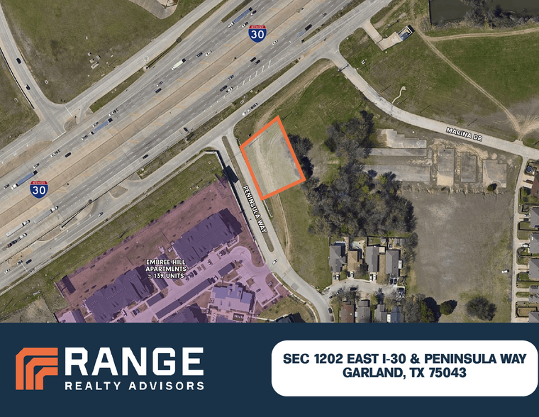 Primary Photo Of SEC of 1202 East I-30 & Peninsula Way, Garland Land For Sale