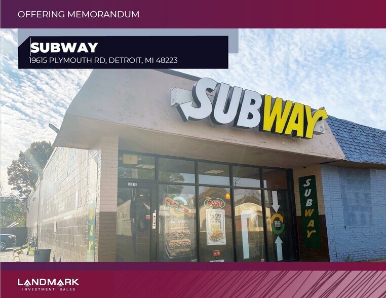 Primary Photo Of 19615 Plymouth Rd, Detroit Fast Food For Sale