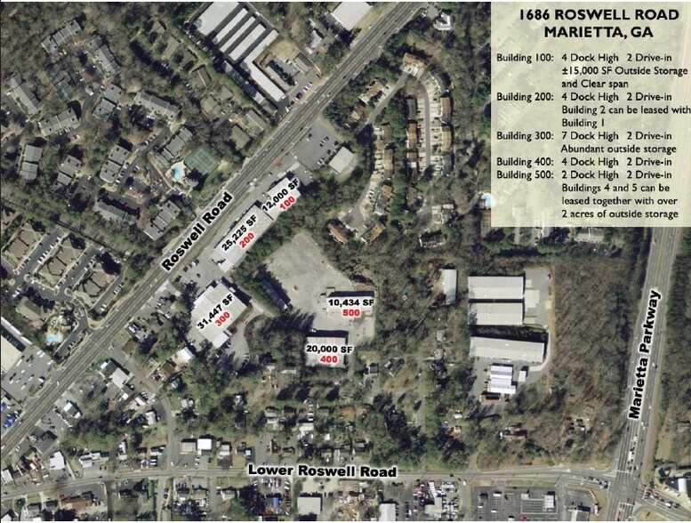 More Photos Of 1666 Roswell Rd, Marietta Warehouse For Lease