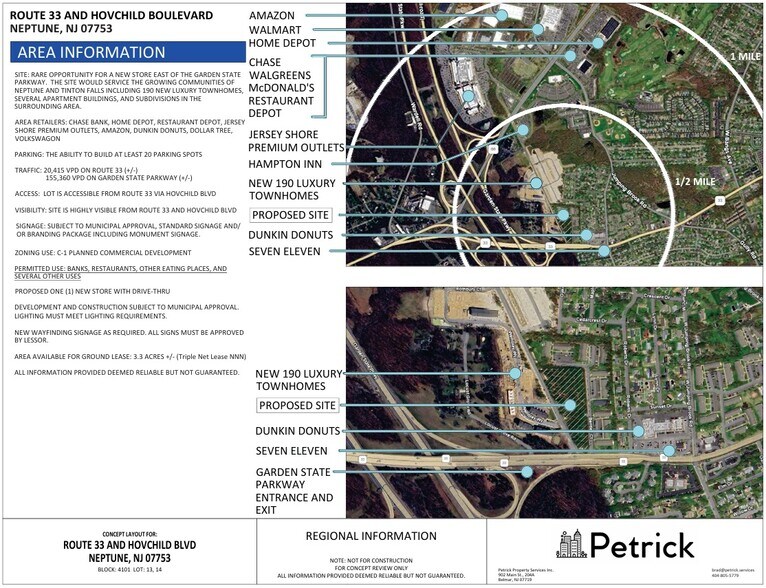 More Photos Of 3807 NJ-33, Neptune Land For Lease