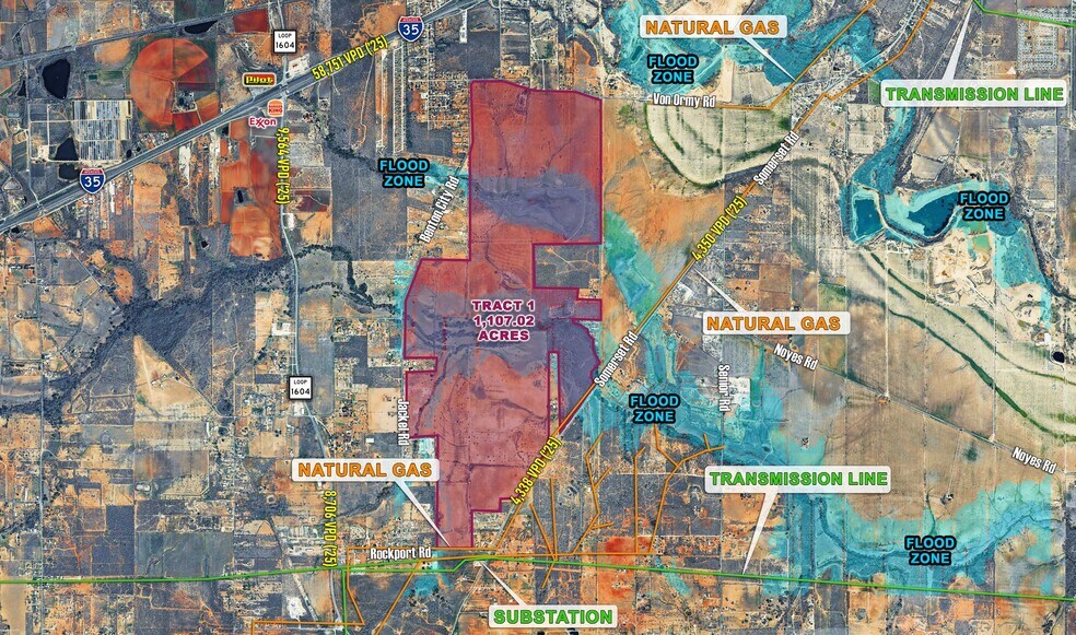 Primary Photo Of Somerset Rd & Noyes Rd, Von Ormy Land For Sale