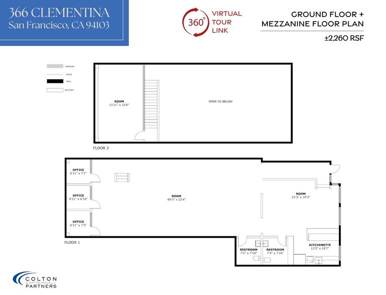 More Photos Of 360-368 Clementina St, San Francisco Flex For Lease