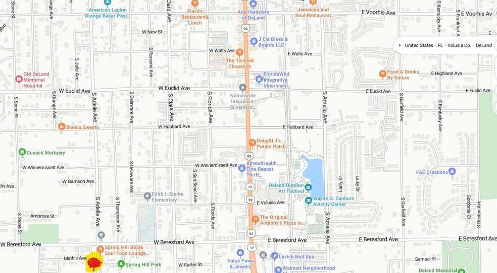 More Photos Of 918 S Adelle Ave, Deland Restaurant For Sale