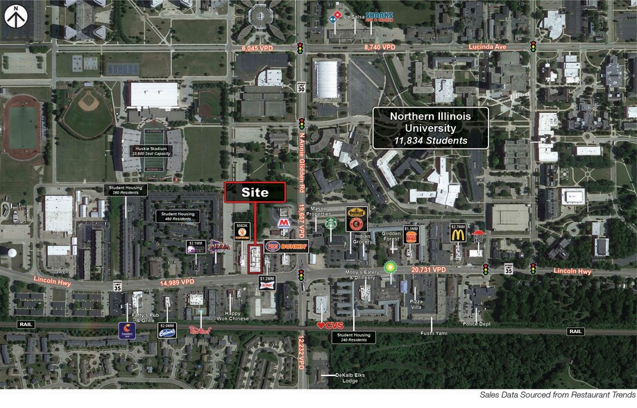 More Photos Of 1127 W Lincoln Hwy, Dekalb Freestanding For Lease