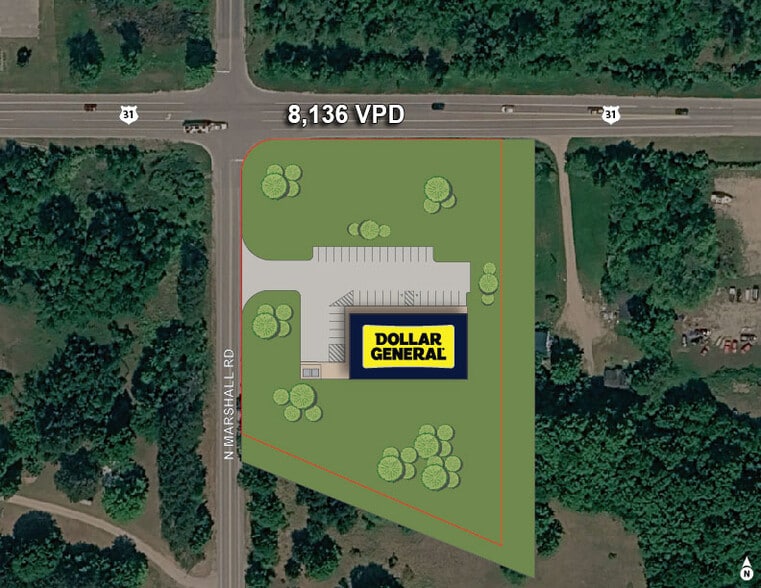 More Photos Of 2463 Marshall Rd, Honor General Retail For Sale