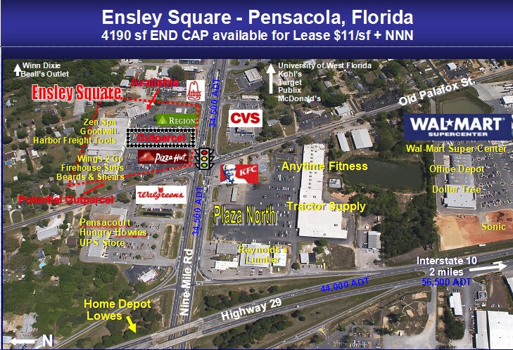 More Photos Of 2 E Nine Mile Rd, Pensacola General Retail For Sale