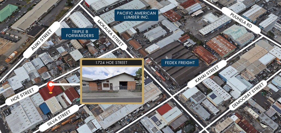 More Photos Of 1724 Hoe St, Honolulu Warehouse For Sale