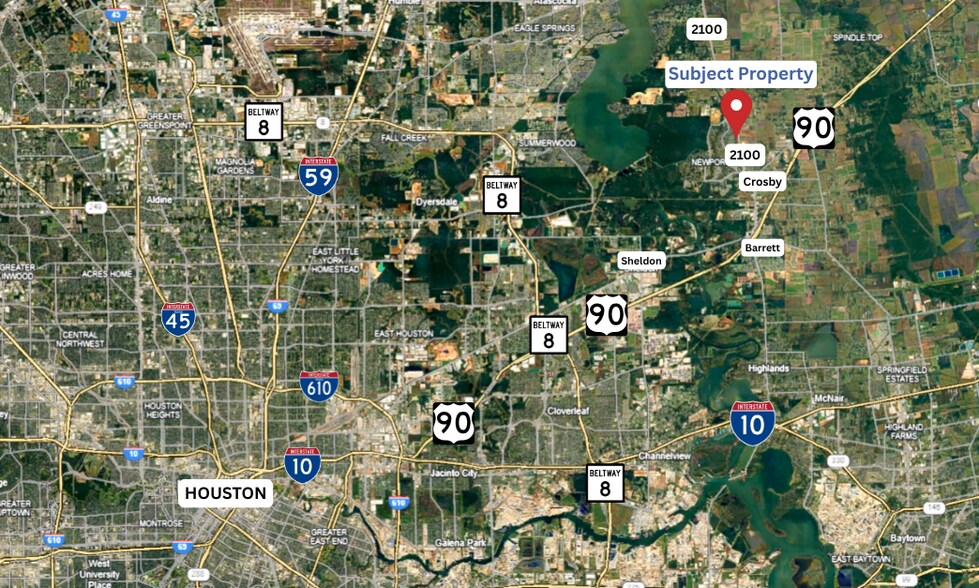 More Photos Of 17661 Crosby Huffman Rd, Crosby Land For Sale