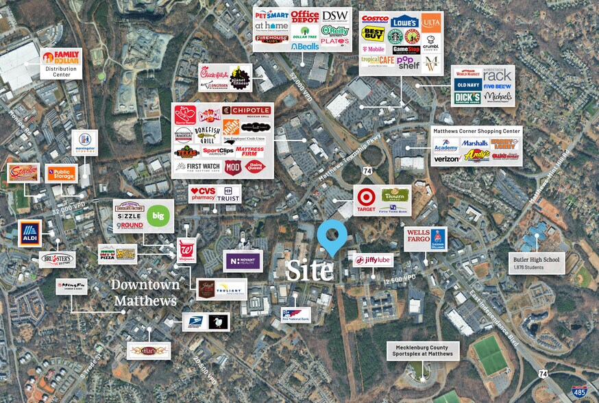 More Photos Of 10800 Independence Pointe Pky, Matthews Showroom For Lease