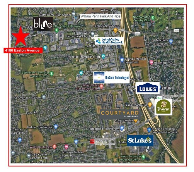 More Photos Of 4186 Easton Ave, Bethlehem Freestanding For Sale