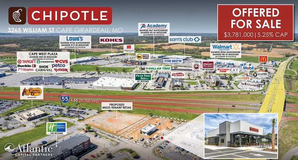 Primary Photo Of 3265 William St, Cape Girardeau Fast Food For Sale