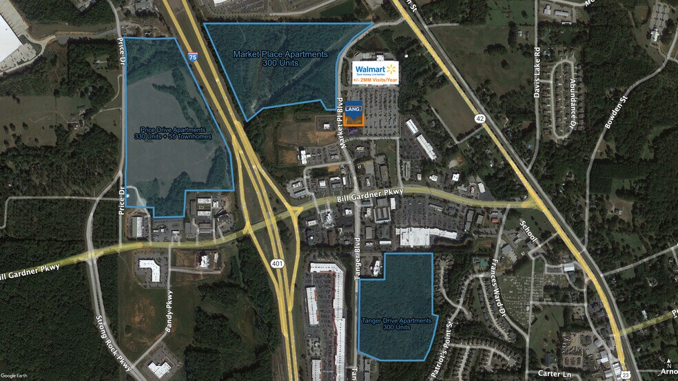 More Photos Of 595 Market Place Boulevard, Locust Grove General Retail For Lease