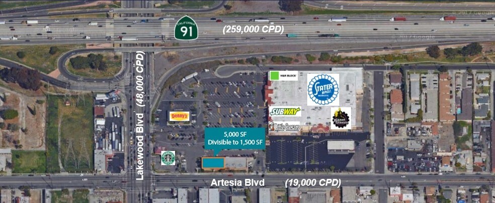 More Photos Of 9025-9029 Artesia Blvd, Bellflower Freestanding For Lease