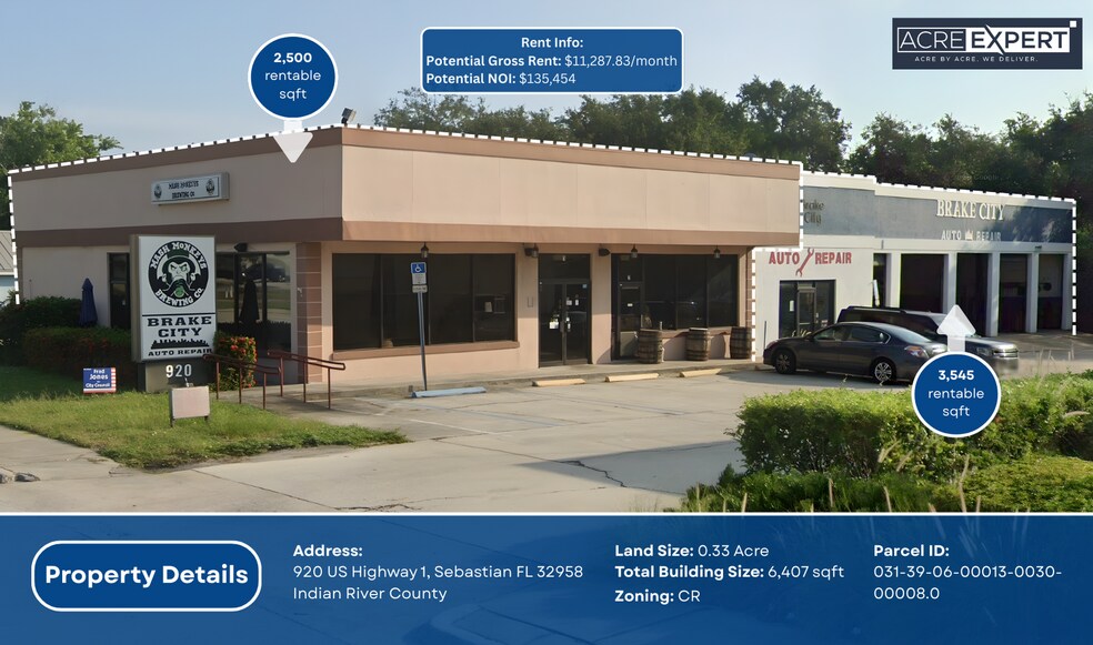 Primary Photo Of 920 US 1 Hwy, Sebastian Freestanding For Sale