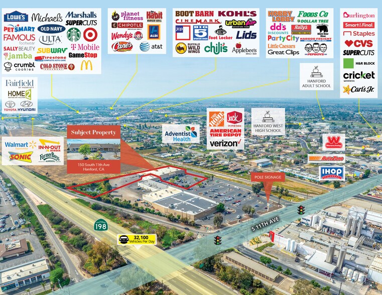 More Photos Of 150 S 11th Ave, Hanford Storefront For Sale