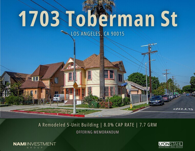 Primary Photo Of 1703 Toberman St, Los Angeles Apartments For Sale