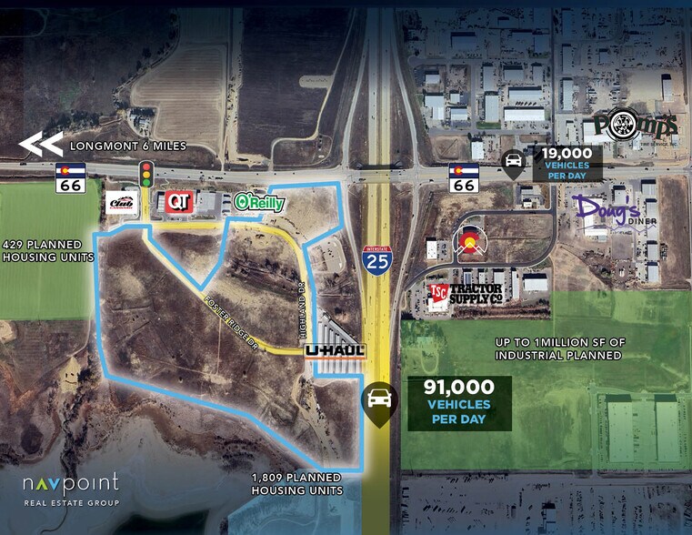 Primary Photo Of SWQ of 66 and I-25 hwy, Mead Land For Sale