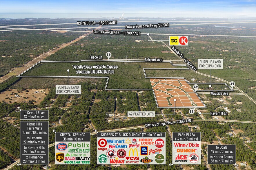 More Photos Of 5181 W Dunklin St, Dunnellon Land For Sale