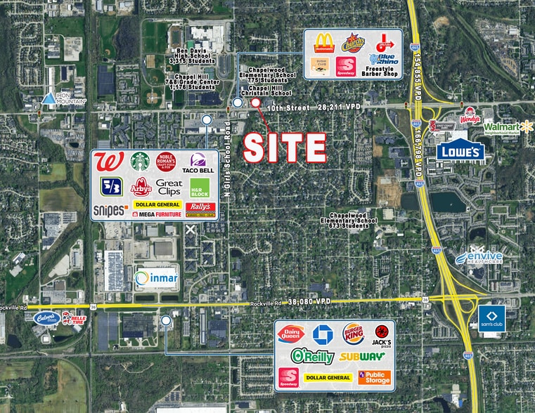 More Photos Of 7218 W 10th St, Indianapolis Fast Food For Lease