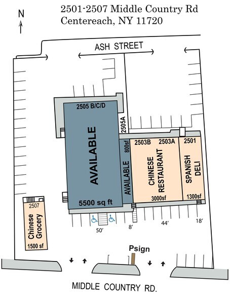 Primary Photo Of 2501-2507 Middle Country Rd, Centereach Unknown For Lease
