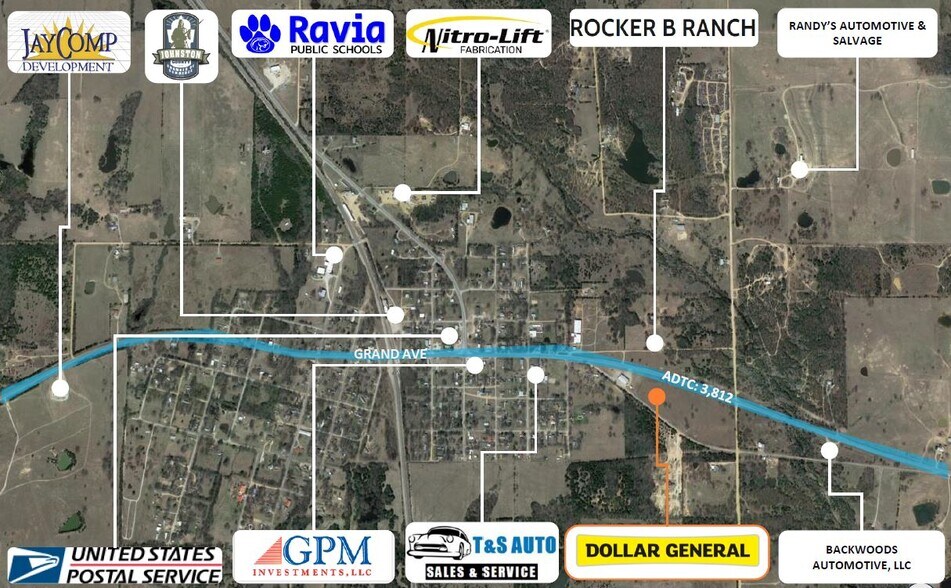 More Photos Of 7200 OK-22 Hwy, Ravia Storefront For Sale