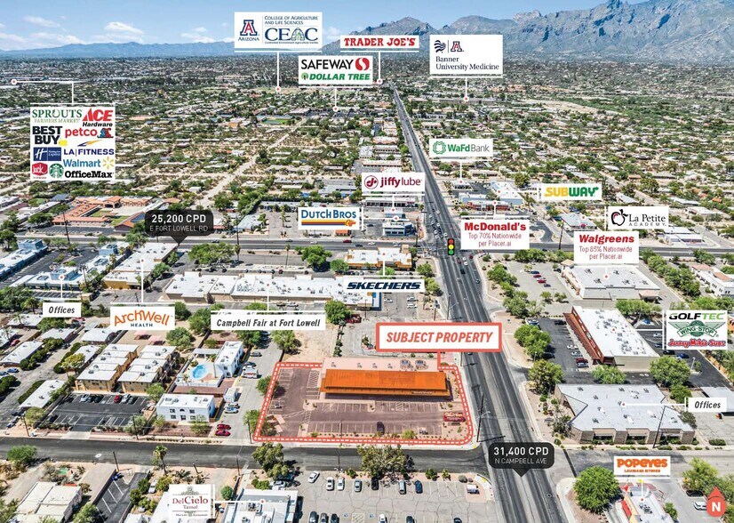 More Photos Of 3105 N Campbell Ave, Tucson Storefront For Sale