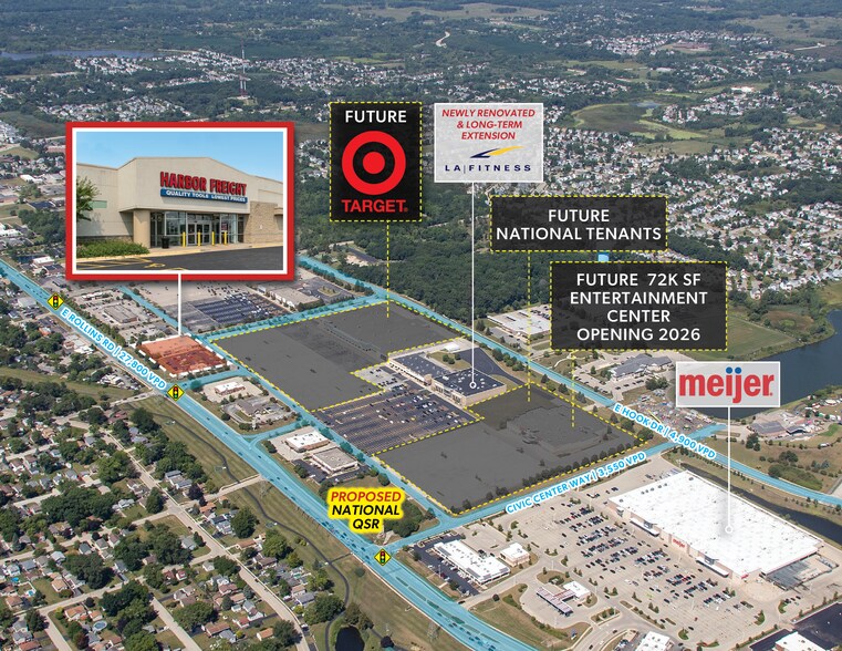 Primary Photo Of 340 E Rollins Rd, Round Lake Freestanding For Sale