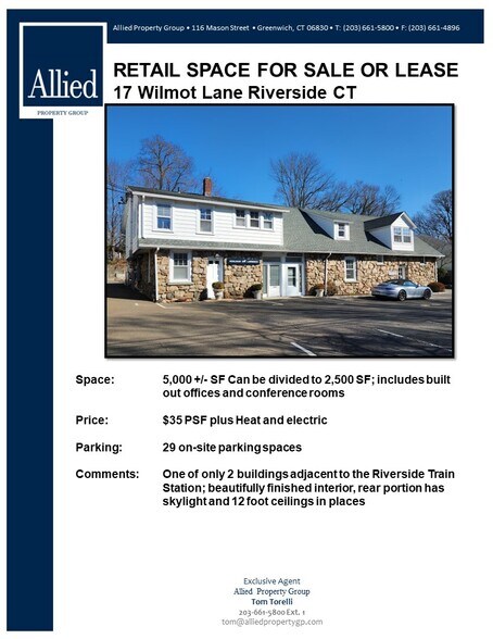 Primary Photo Of 17 Wilmot Ln, Riverside Office For Lease