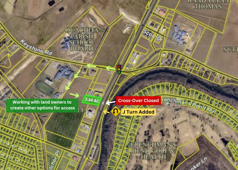 More Photos Of Hwy 165/Sterlington Road, Monroe Land For Sale