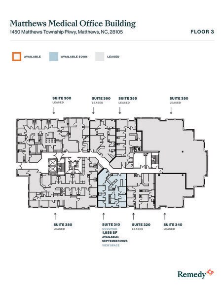More Photos Of 1450 Matthews Township Pky, Matthews Medical For Lease