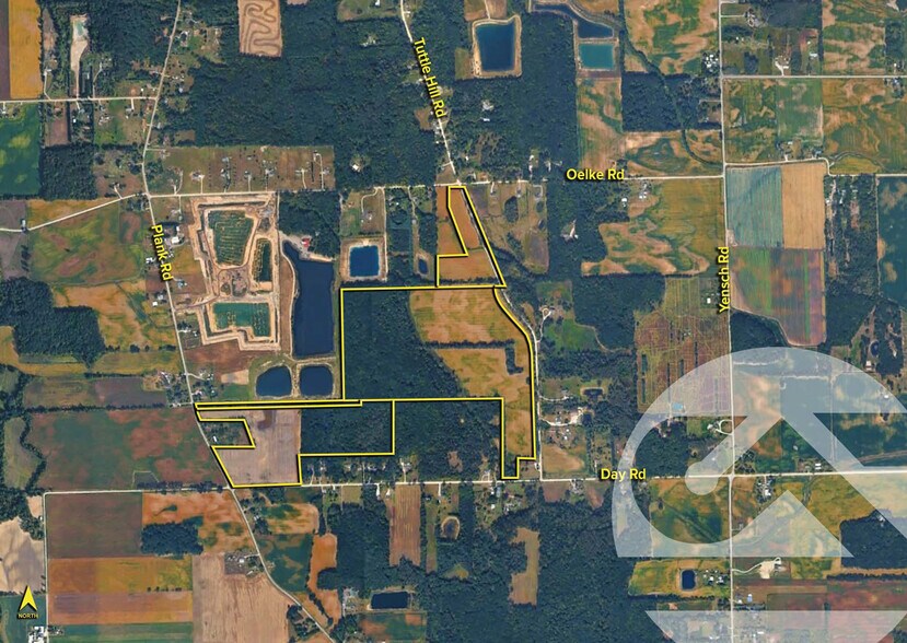 Primary Photo Of Plank Road/Day Rd, Maybee Land For Sale