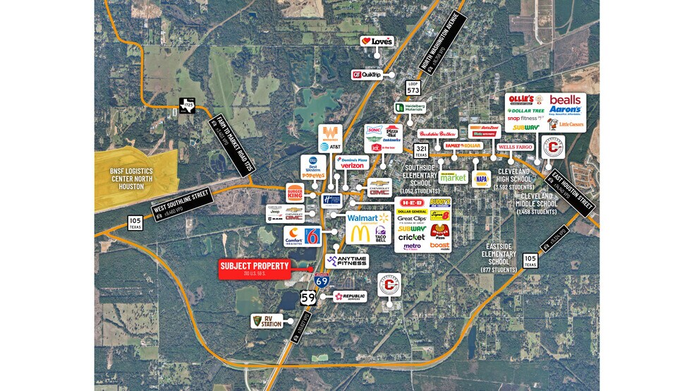 More Photos Of 310 US Highway 59 S, Cleveland Land For Sale