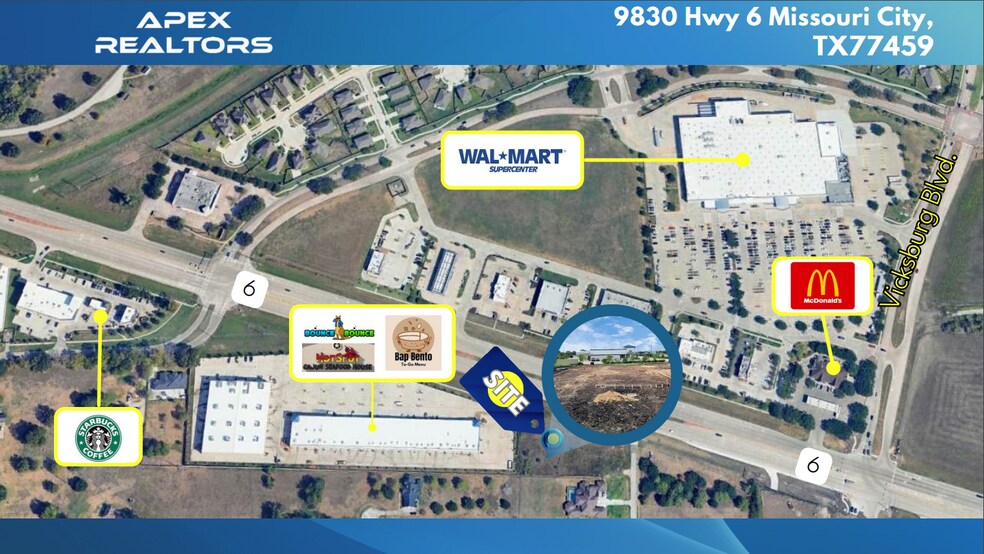 More Photos Of 9830 Hwy 6 Hwy, Missouri City General Retail For Sale