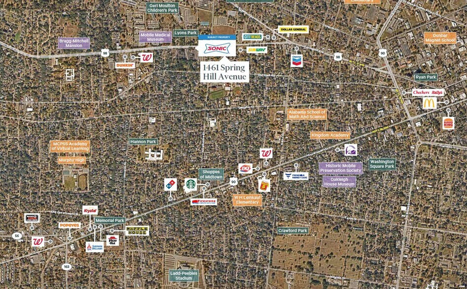 More Photos Of 1461 Spring Hill Ave, Mobile Fast Food For Sale