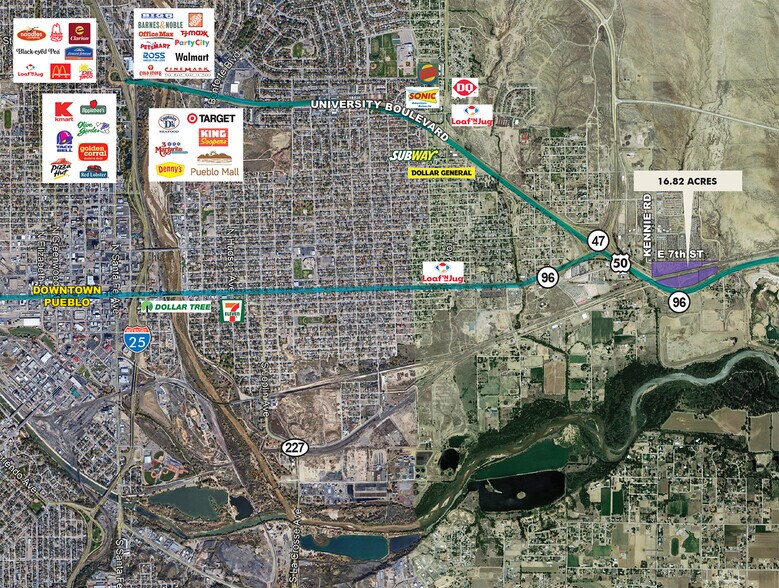 More Photos Of Kennie Road & Hwy 96, Pueblo Land For Lease