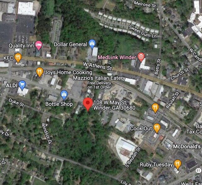 More Photos Of 108 W May St, Winder Land For Sale