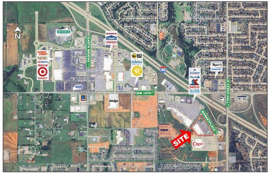 More Photos Of 821 N Czech Hall Rd, Yukon Restaurant For Lease