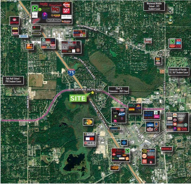 More Photos Of SW 20th Ave & SW 52nd St, Gainesville Land For Lease