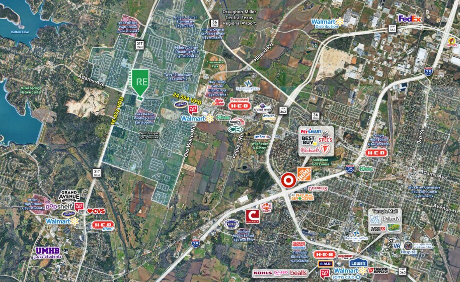 More Photos Of 8845 W Adams Ave, Temple General Retail For Lease