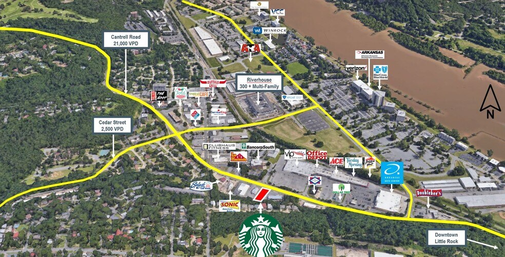 More Photos Of 2815 Cantrell Rd, Little Rock Freestanding For Sale