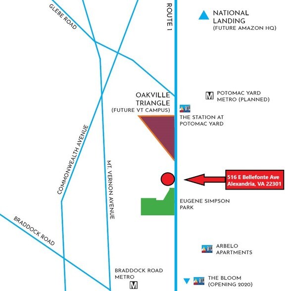 More Photos Of 516 E Bellefonte Ave, Alexandria Land For Lease