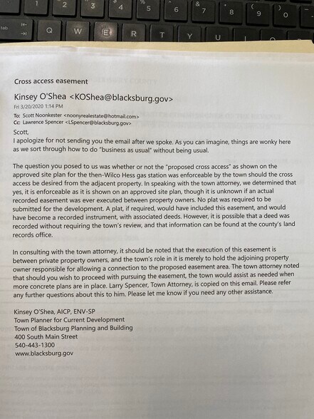 More Photos Of 2205 South Main St, Blacksburg Land For Sale