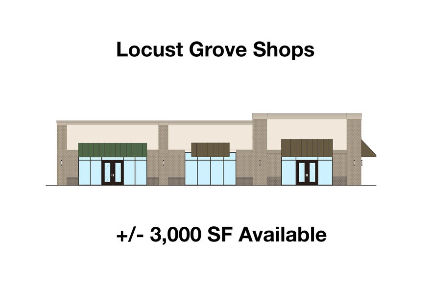More Photos Of 595 Market Place Boulevard, Locust Grove General Retail For Lease