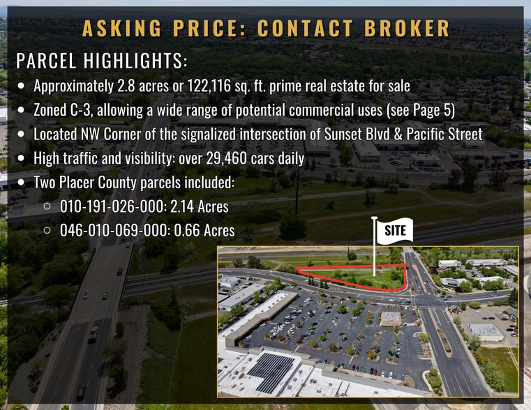 More Photos Of Pacific St @ Sunset Blvd, Rocklin Land For Sale