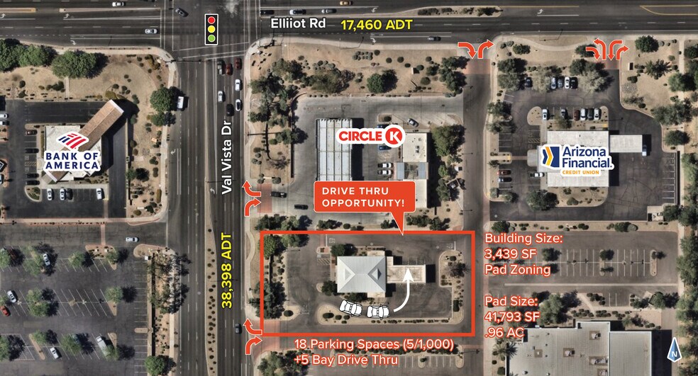 More Photos Of 77 S Val Vista Dr, Gilbert Bank For Sale