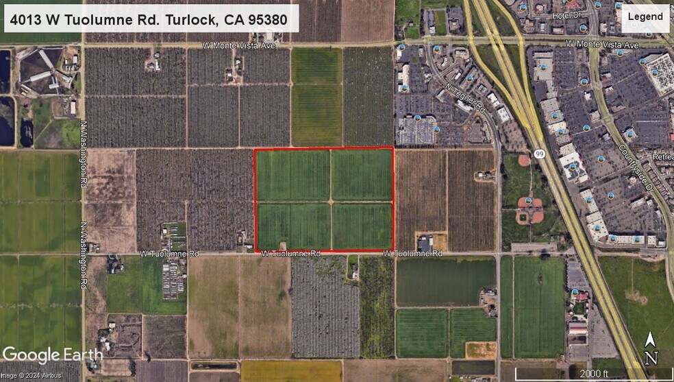 Primary Photo Of 4013 W Tuolumne Rd, Turlock Land For Sale